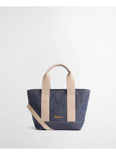 Borsa Barbour mini mya denim Donna - Blu