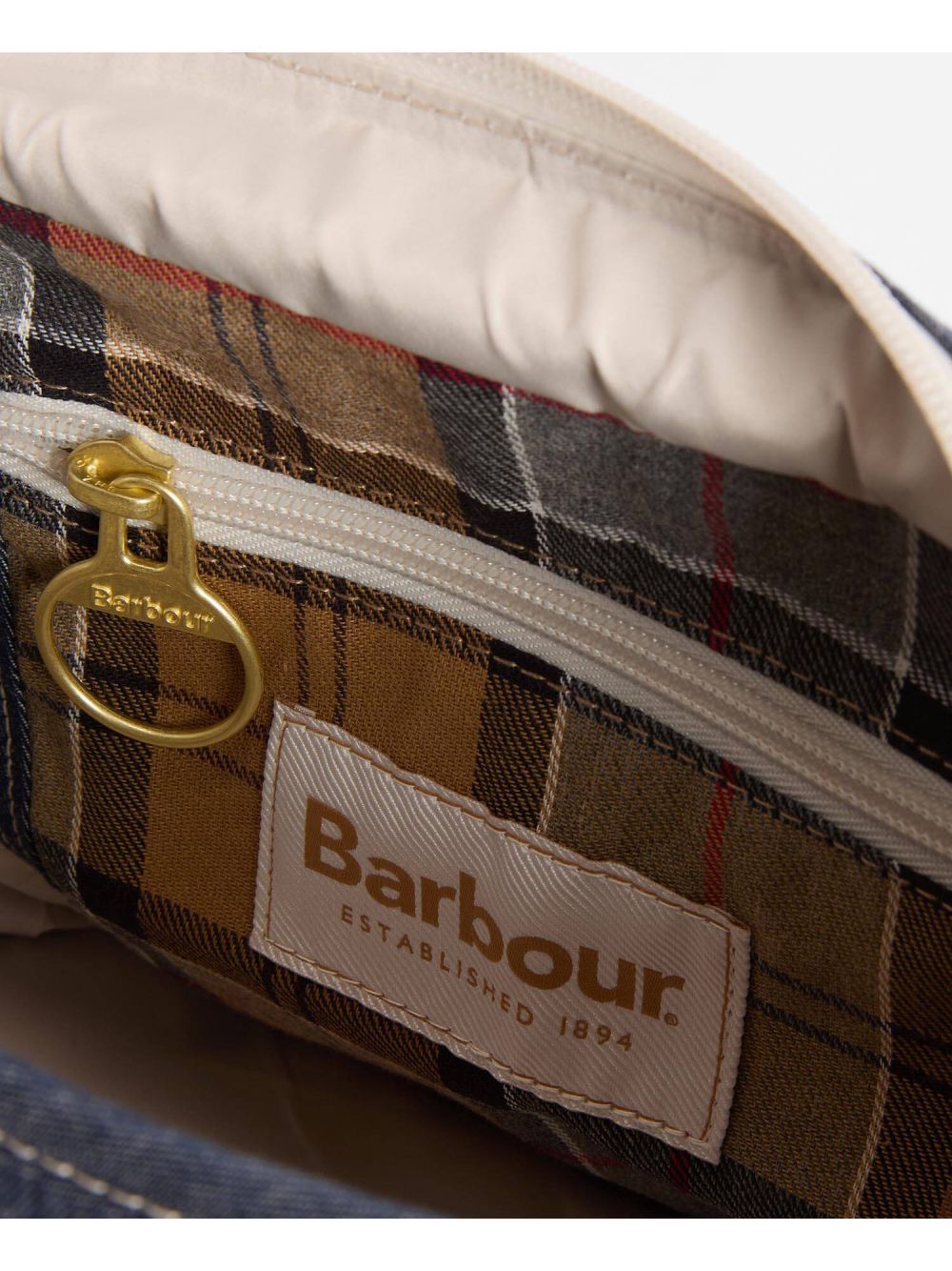 Borsa Barbour mini mya denim Donna - Blu