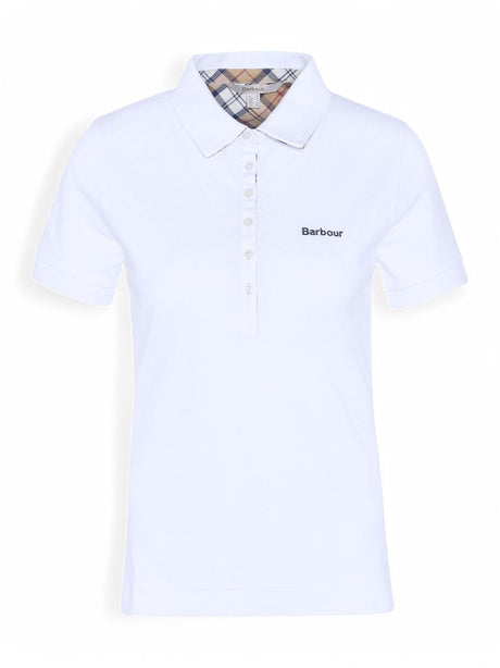 Polo Barbour portsdown Donna - Bianco