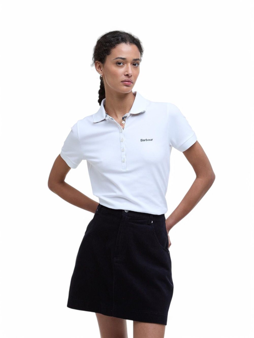 Polo Barbour portsdown Donna - Bianco