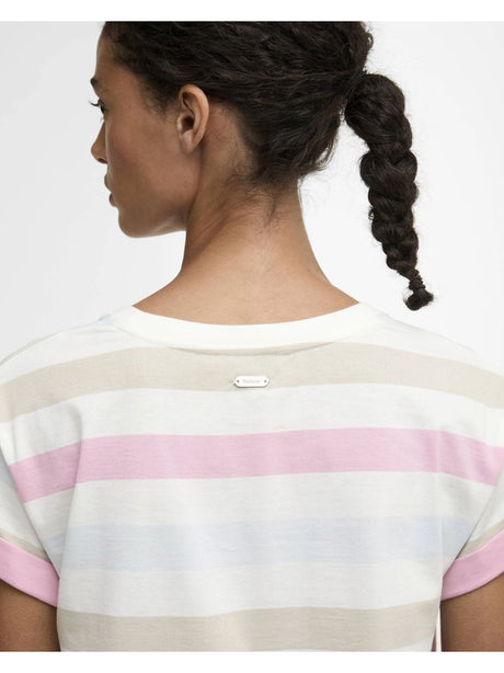 T-shirt Barbour lyndale top Donna - Blu