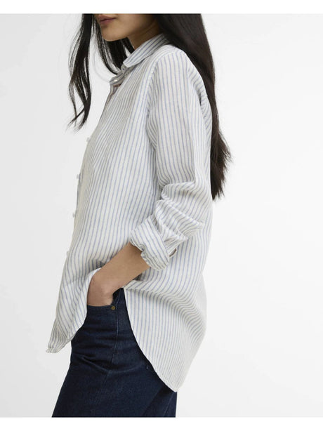 Camicia Barbour marine Donna - Celeste