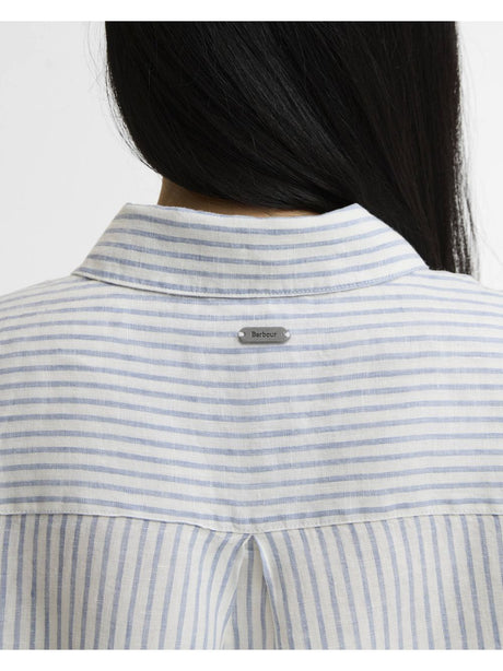 Camicia Barbour marine Donna - Celeste