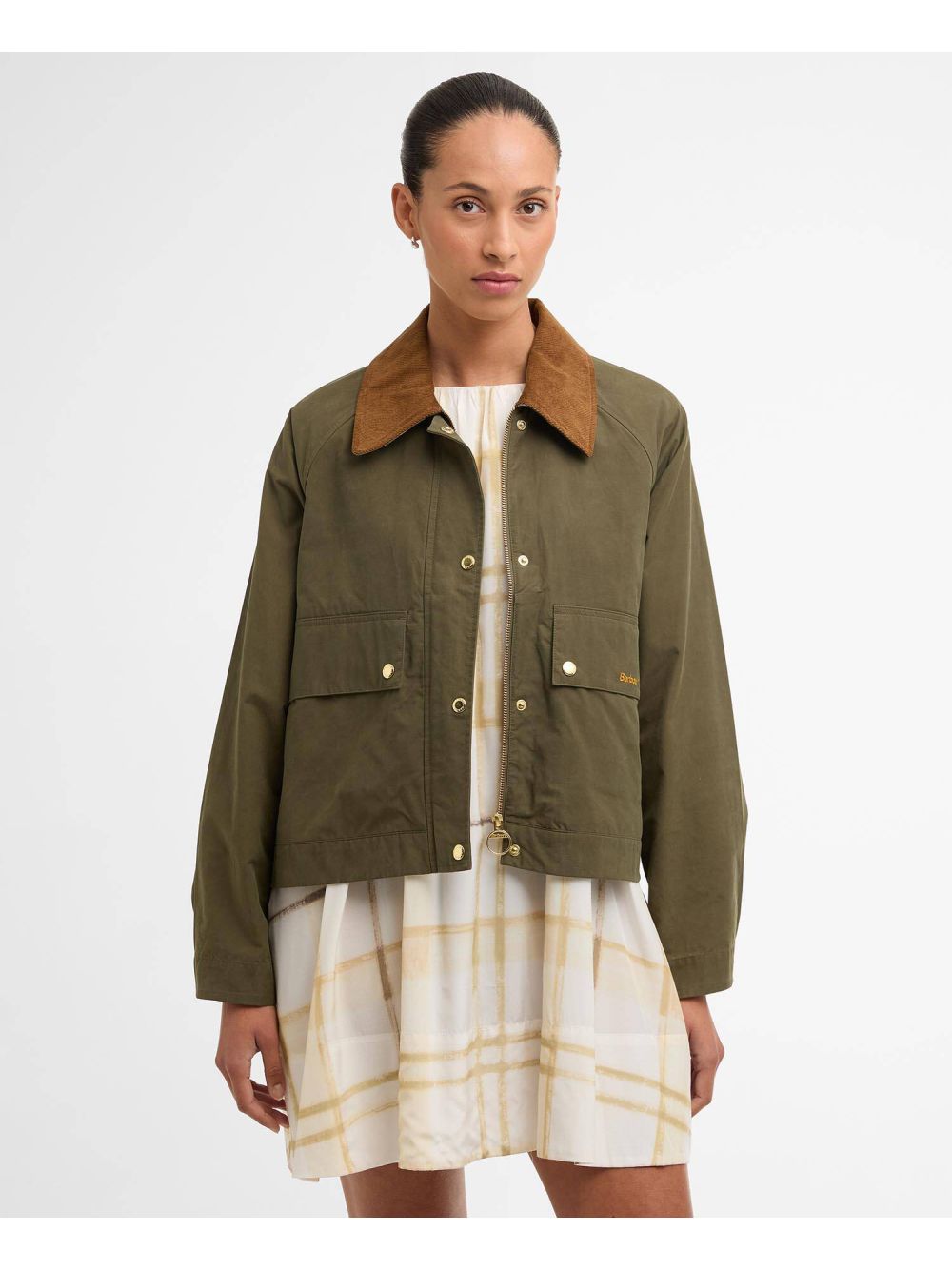 Giubbotto Barbour medland antipioggia Donna - Verde