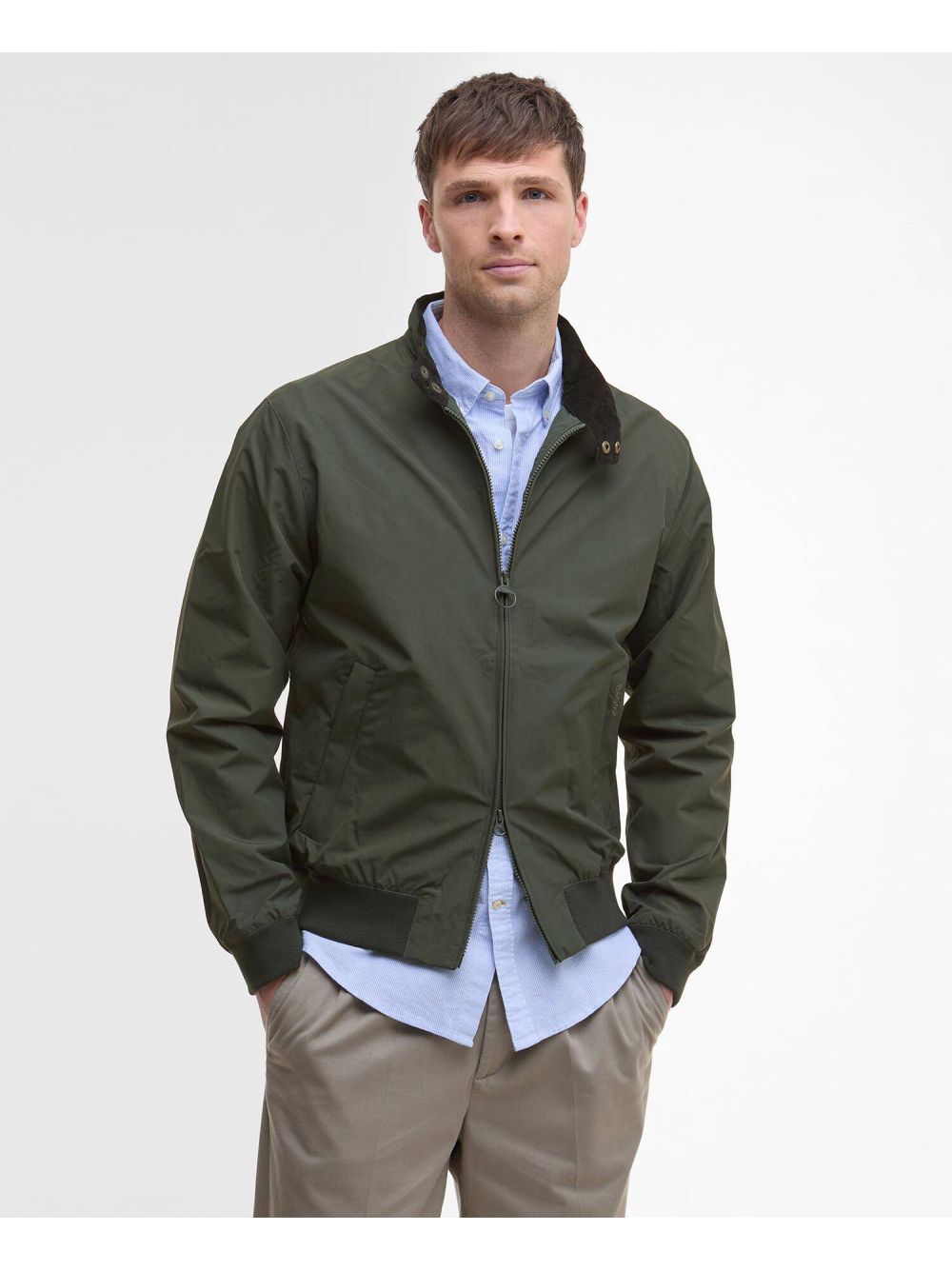 Giubbotto Barbour royston casual Uomo - Oliva