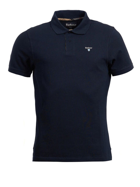 Polo Barbour tartan piquet Uomo - Blu