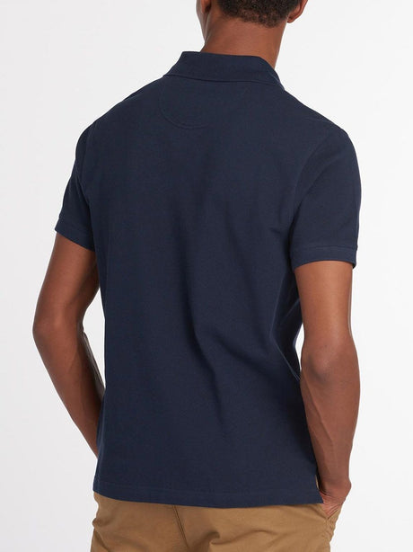 Polo Barbour tartan piquet Uomo - Blu