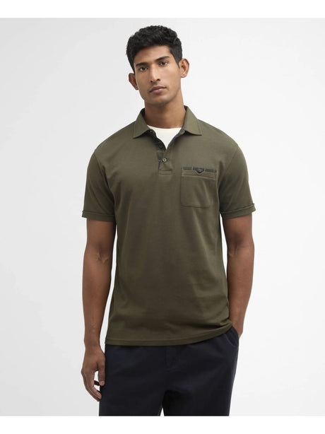 Polo Barbour washed tartan Uomo - Verde