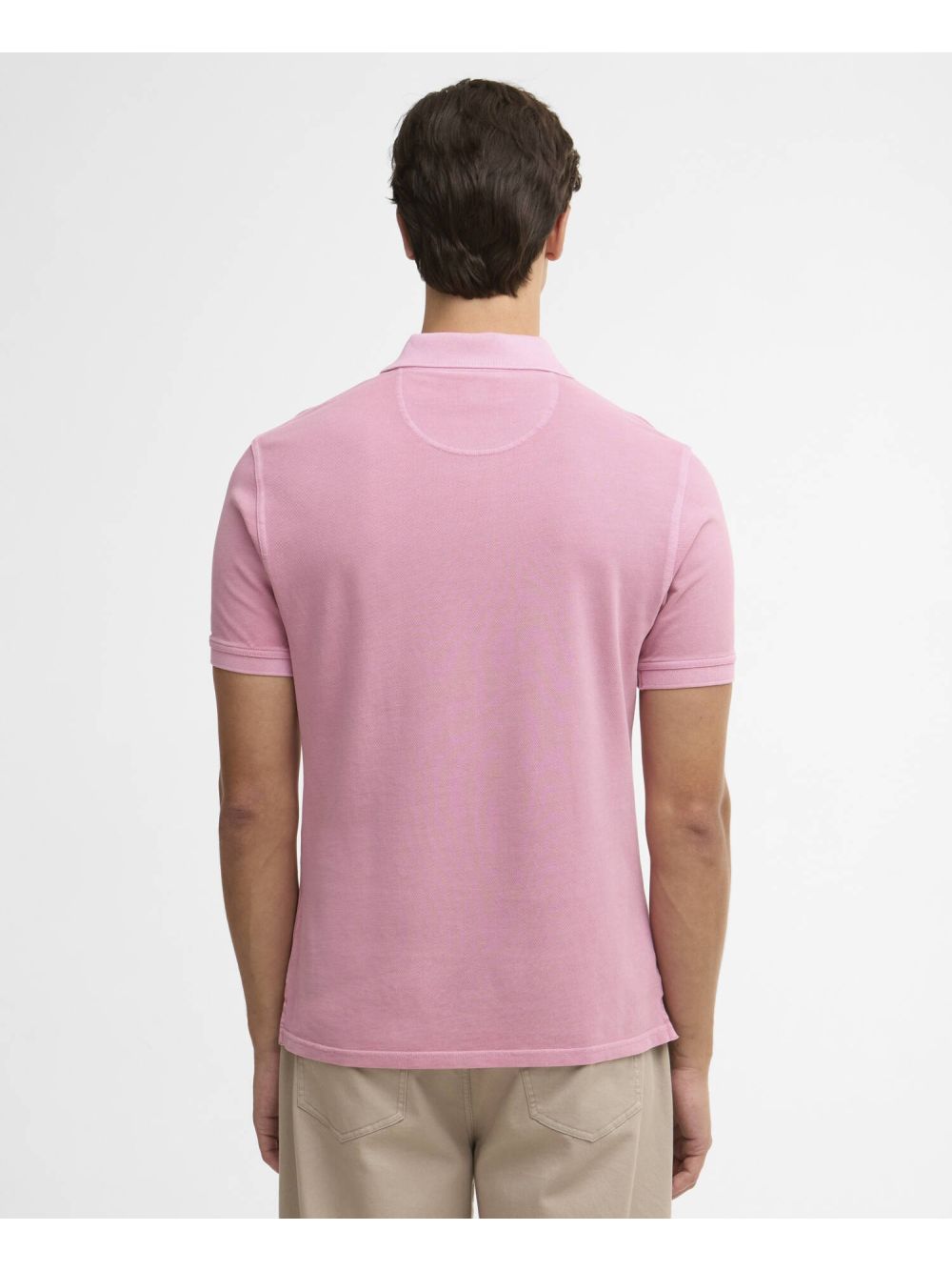 Polo Barbour washed tartan Uomo - Rosa