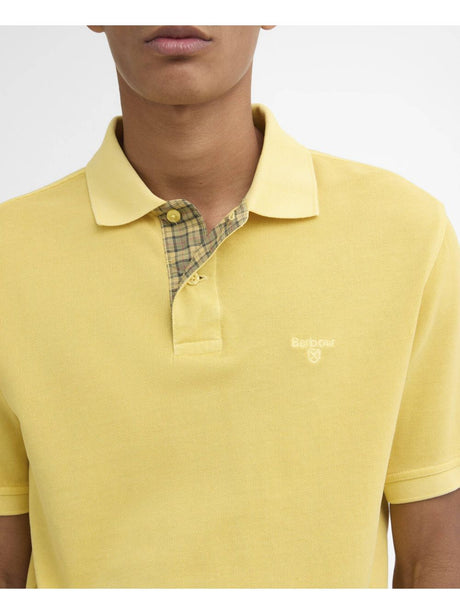 Polo Barbour washed tartan Uomo - Giallo