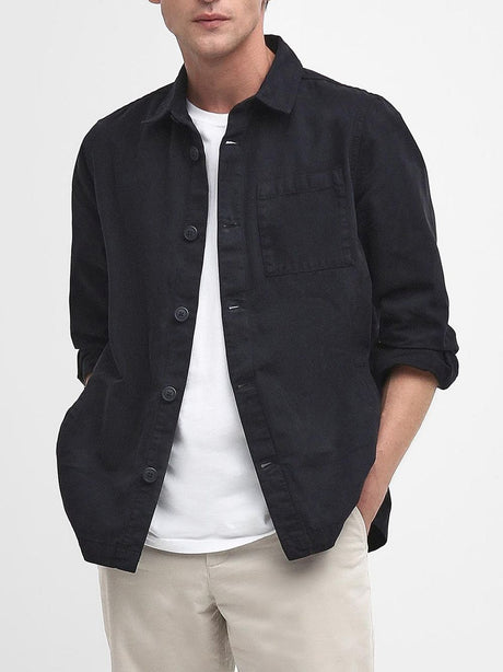 Camicia Barbour washed overshirt Uomo - Navy