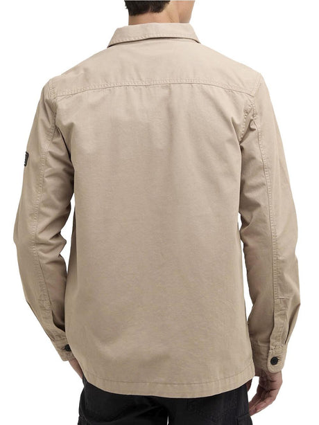 Camicia Barbour arlo overshirt Uomo - Beige