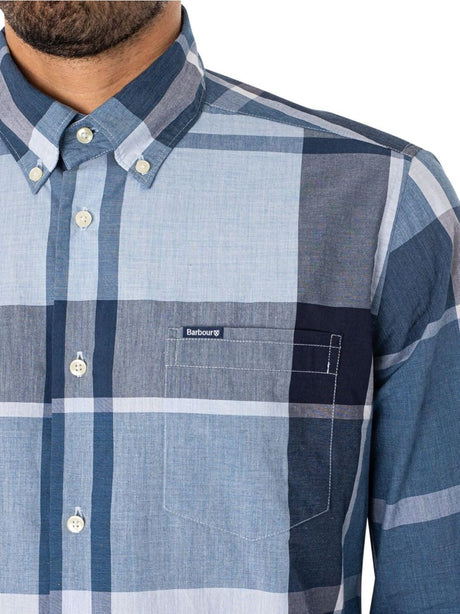 Camicia Barbour harris tailored Uomo - Blu