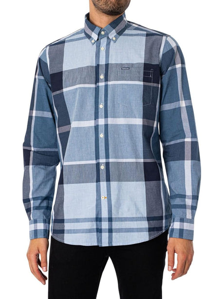 Camicia Barbour harris tailored Uomo - Blu