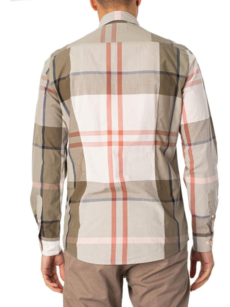 Camicia Barbour harris tailored Uomo - Verde