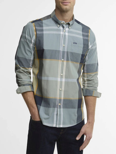 Camicia Barbour harris tailored Uomo - Verde