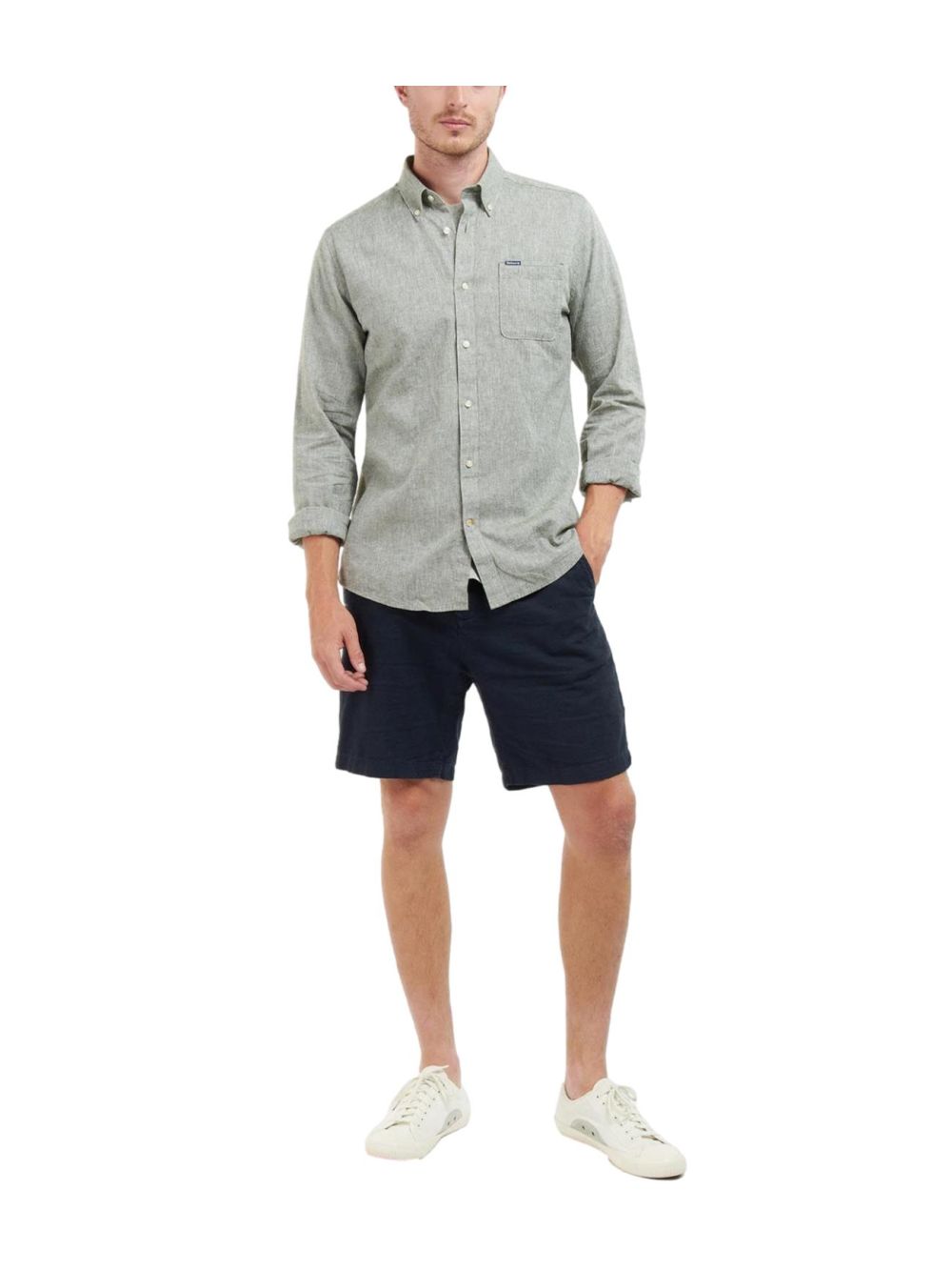 Camicia Barbour nelson tailored Uomo - Oliva