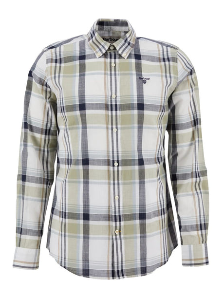 Camicia Barbour kidd tailored Uomo - Verde
