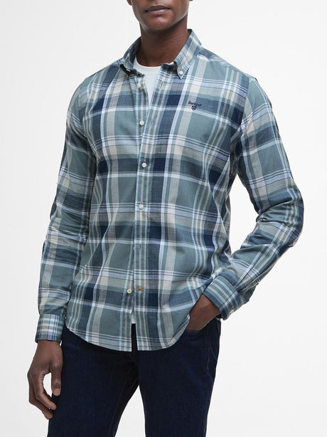 Camicia Barbour kidd tailored Uomo - Blu