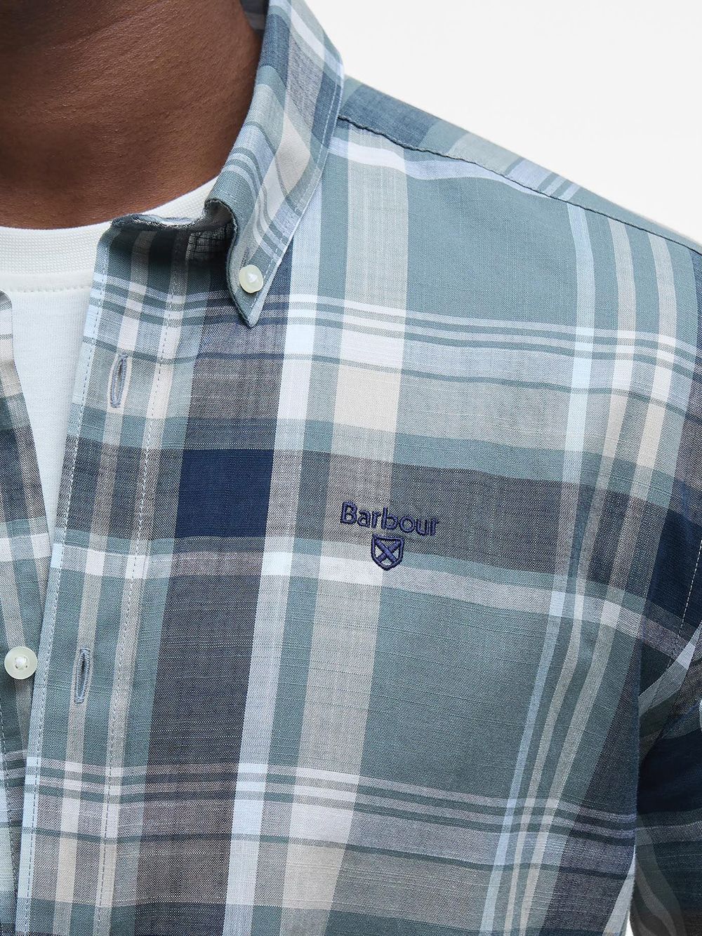 Camicia Barbour kidd tailored Uomo - Blu