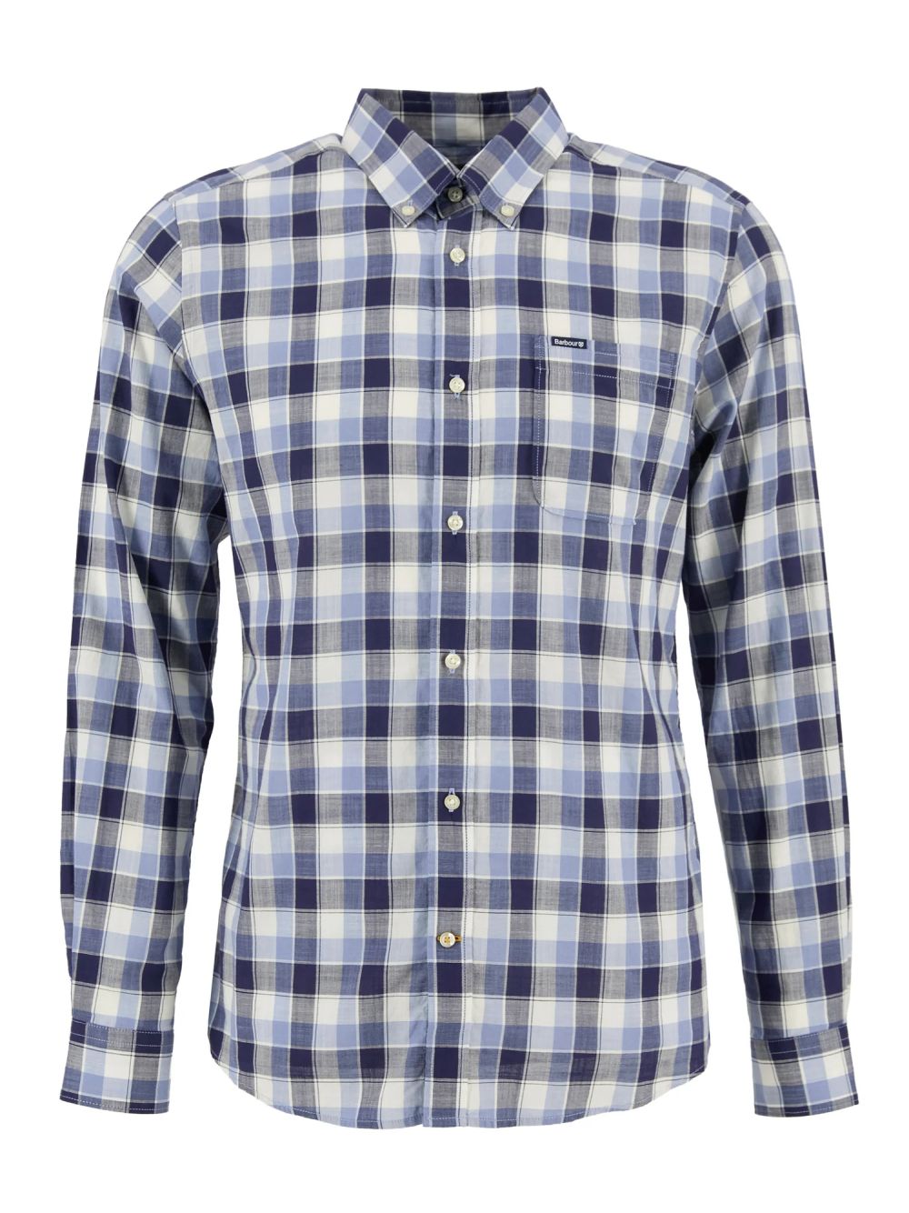 Camicia Barbour harwood gingham tailored Uomo - Blu