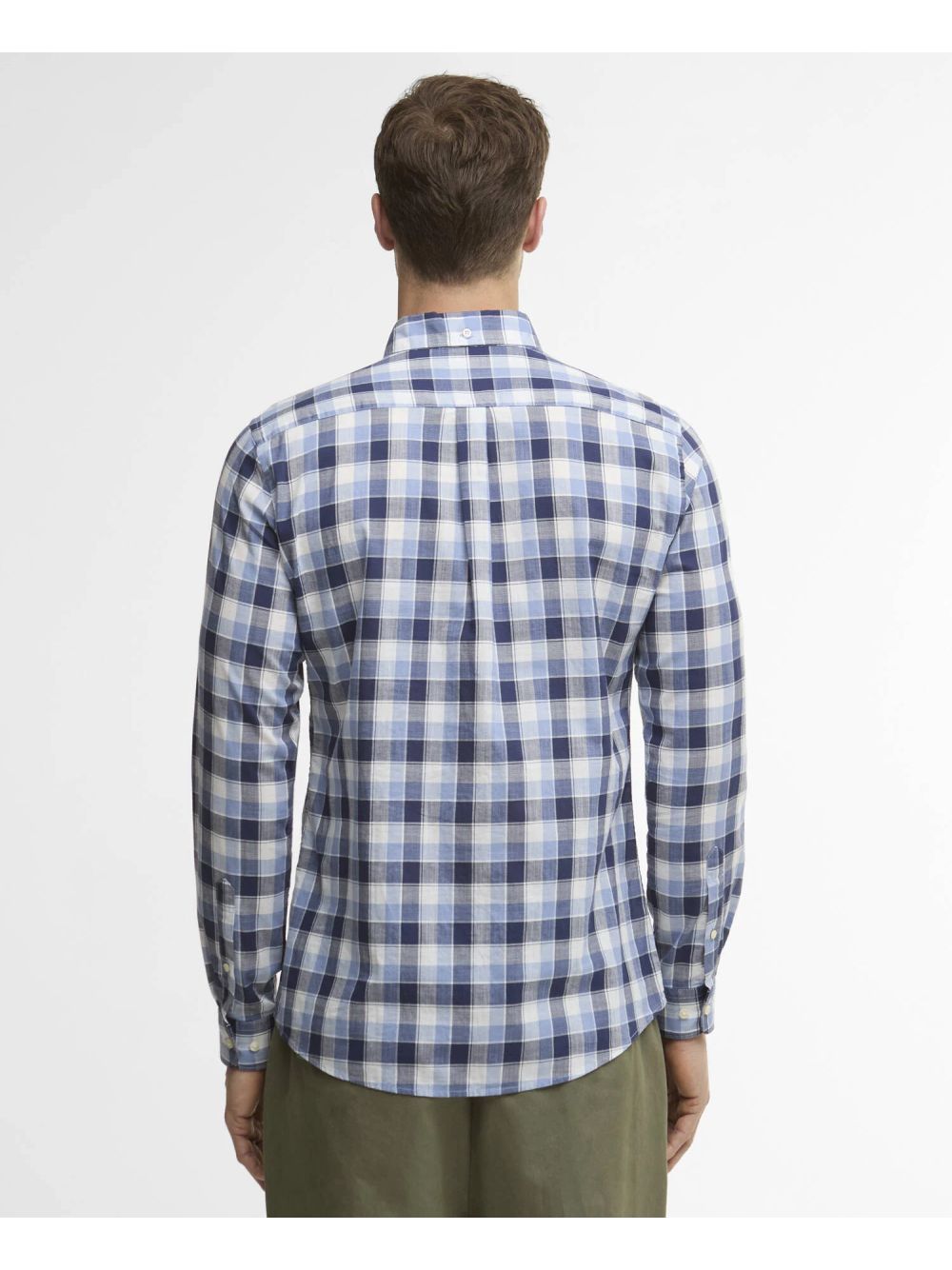 Camicia Barbour harwood gingham tailored Uomo - Blu