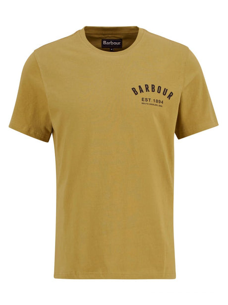 T-shirt Barbour preppy Uomo - Oro