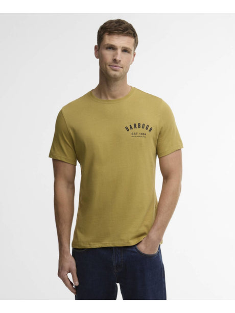 T-shirt Barbour preppy Uomo - Oro