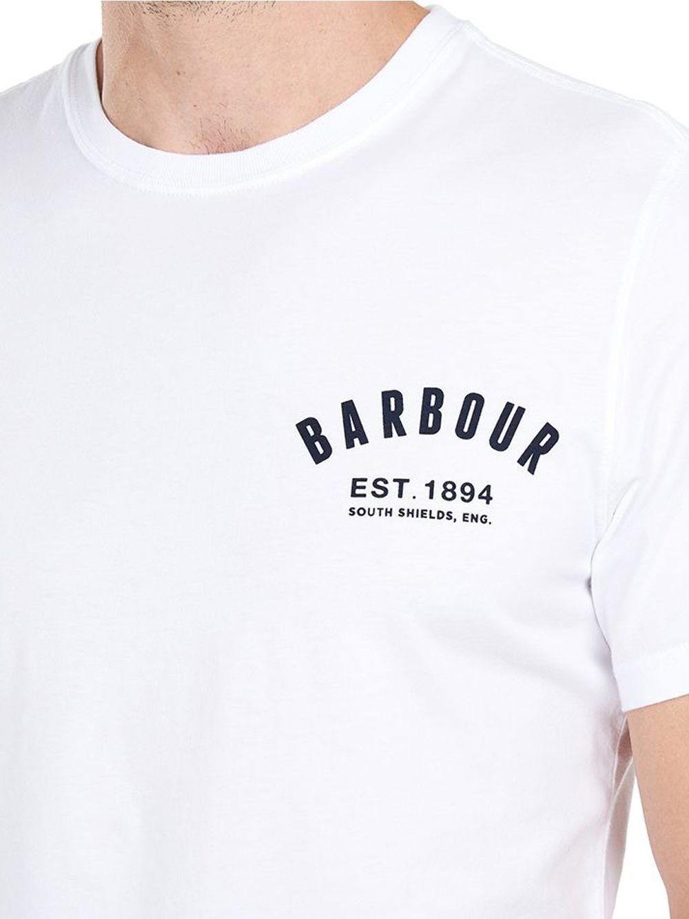 T-shirt Barbour preppy Uomo - Bianco