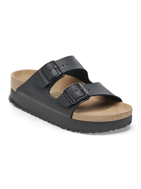 Sandali Birkenstock ARIZONA PAP Flex Platform Donna - Nero