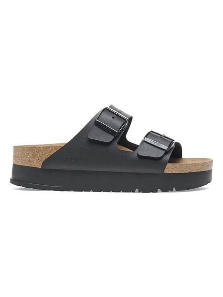 Sandali Birkenstock ARIZONA PAP Flex Platform Donna - Nero