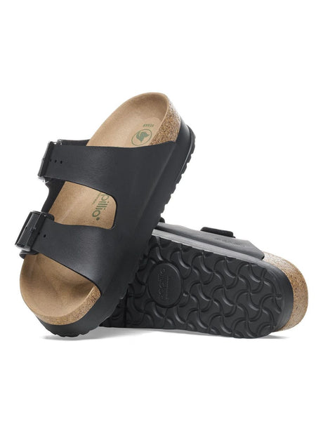 Sandali Birkenstock ARIZONA PAP Flex Platform Donna - Nero