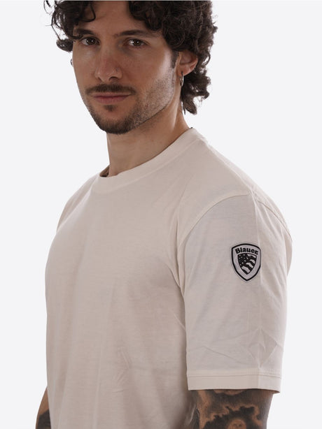 T-shirt Blauer HANSON Uomo - Bianco