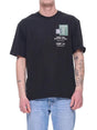 T-shirt Blauer BRUSH Uomo - Nero