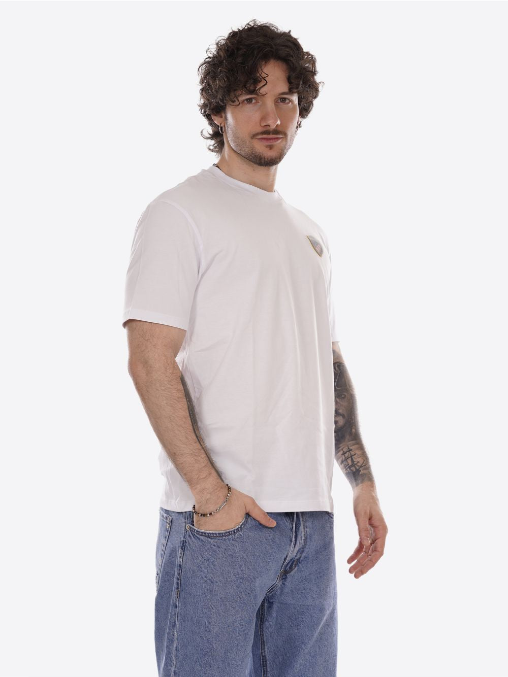 T-shirt Blauer FAXON Uomo - Bianco