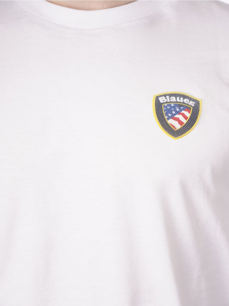T-shirt Blauer FAXON Uomo - Bianco