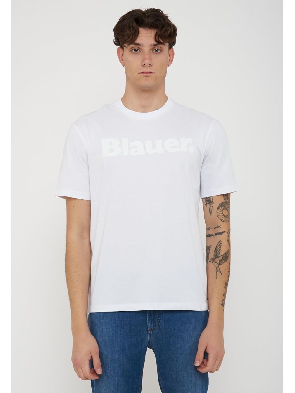 T-shirt Blauer BOURN Uomo - Bianco