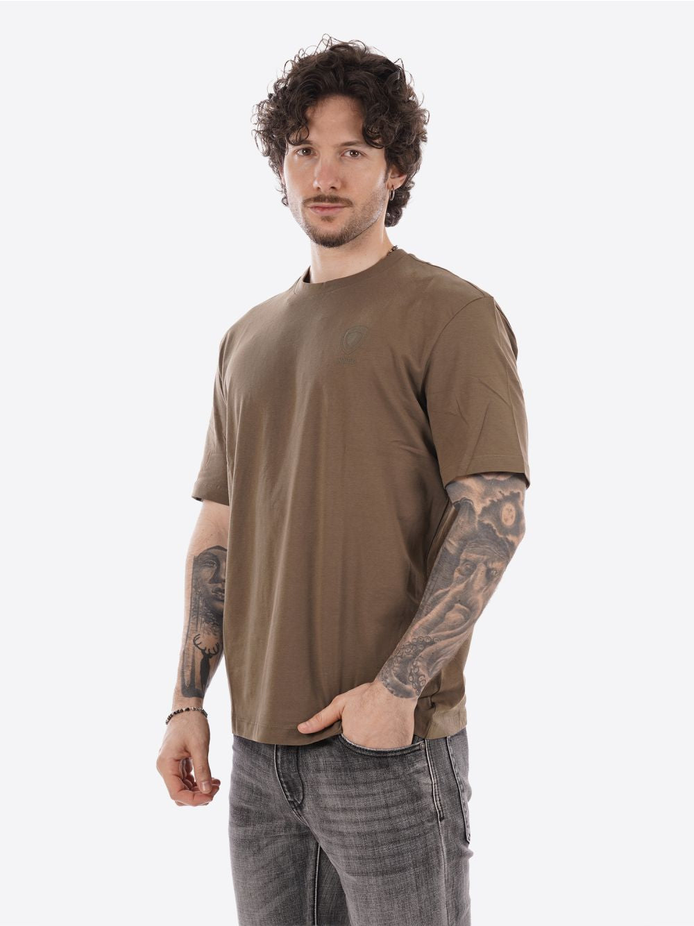 T-shirt Blauer EUTAW Uomo - Oliva