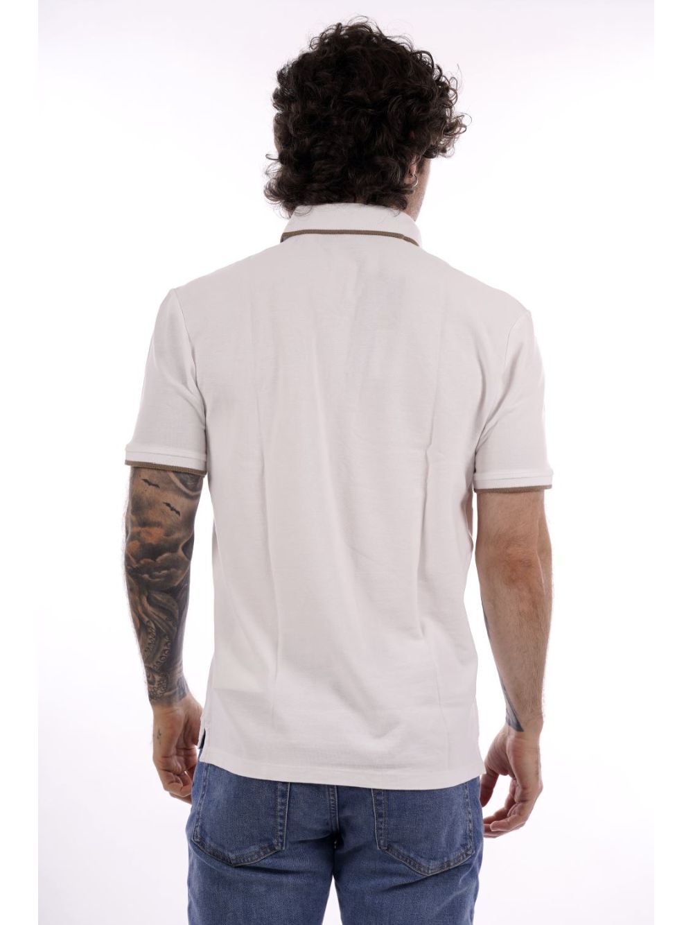 Polo Blauer DAMON Uomo - Bianco