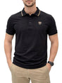 Polo Blauer DAMON Uomo - Nero