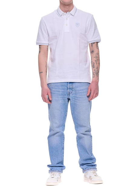 Polo Blauer AGASSIZ Uomo - Bianco