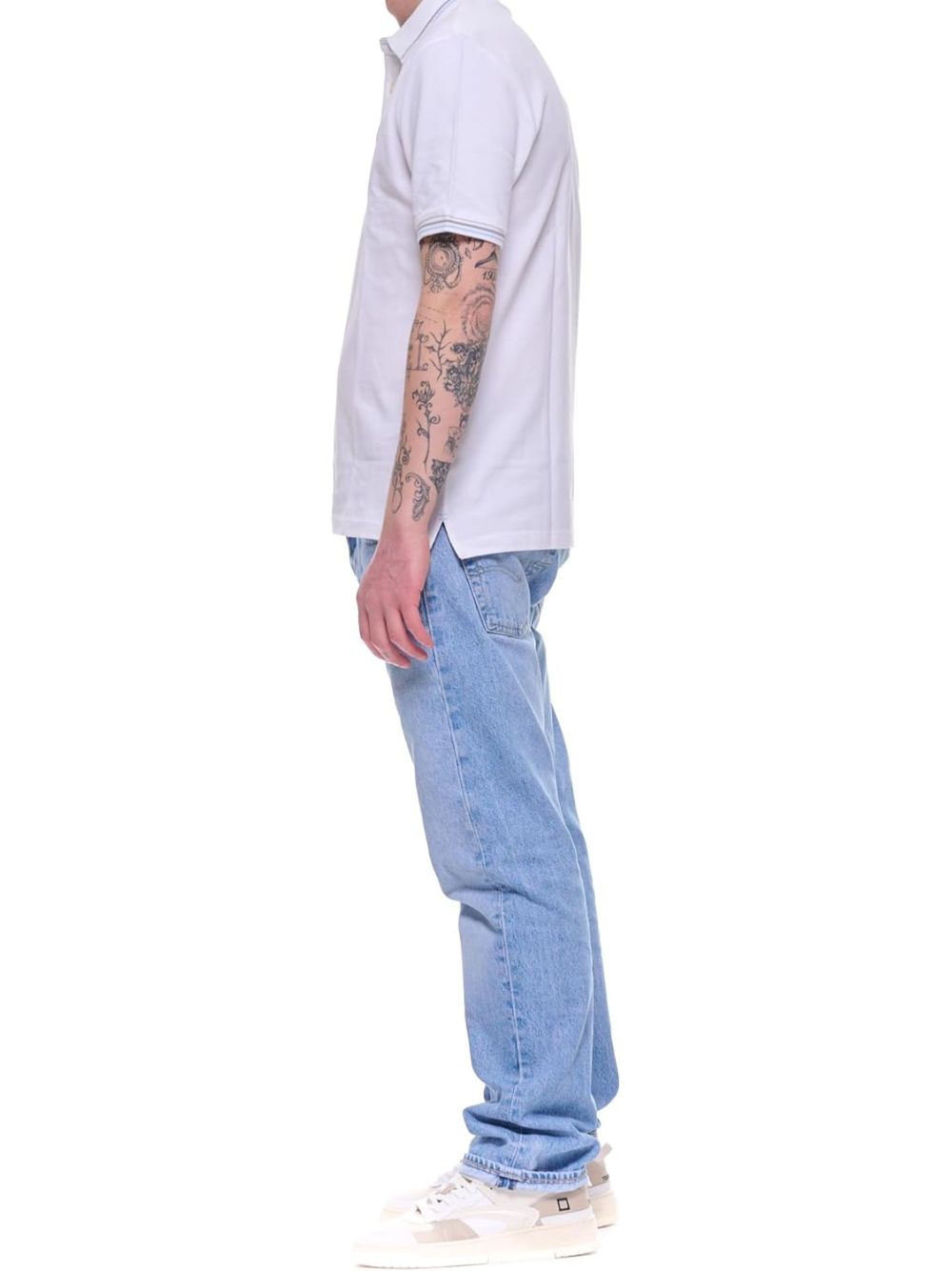 Polo Blauer AGASSIZ Uomo - Bianco