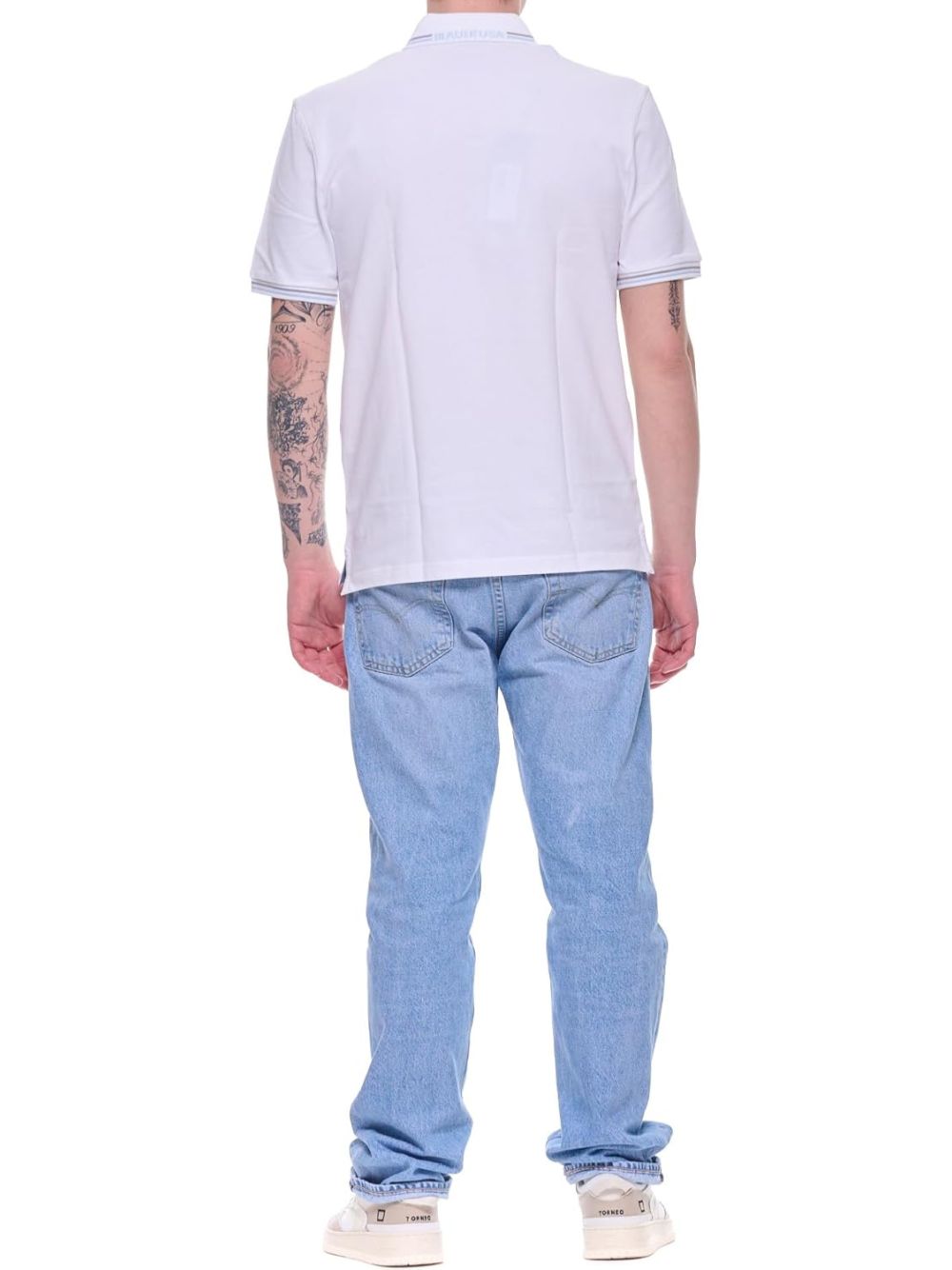 Polo Blauer AGASSIZ Uomo - Bianco