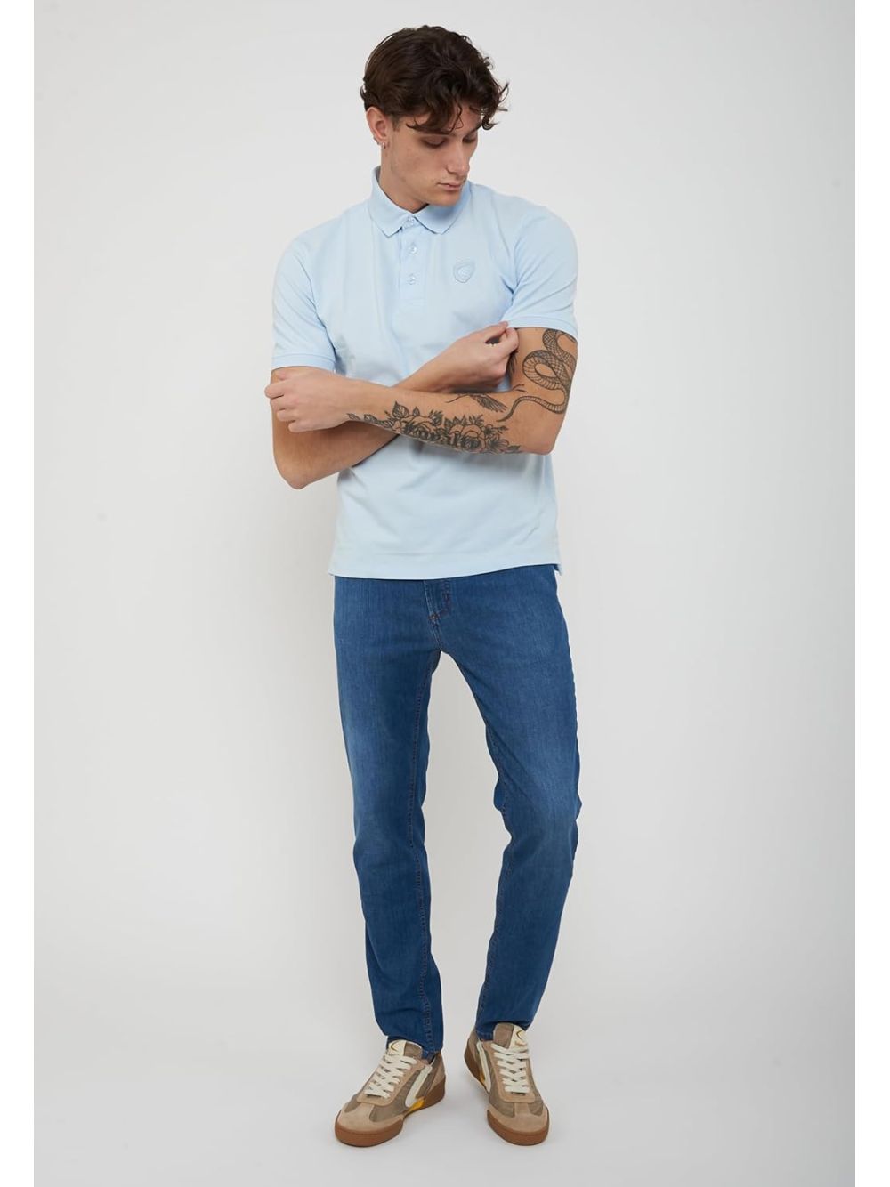 Polo Blauer ALBANS Uomo - Azzurro