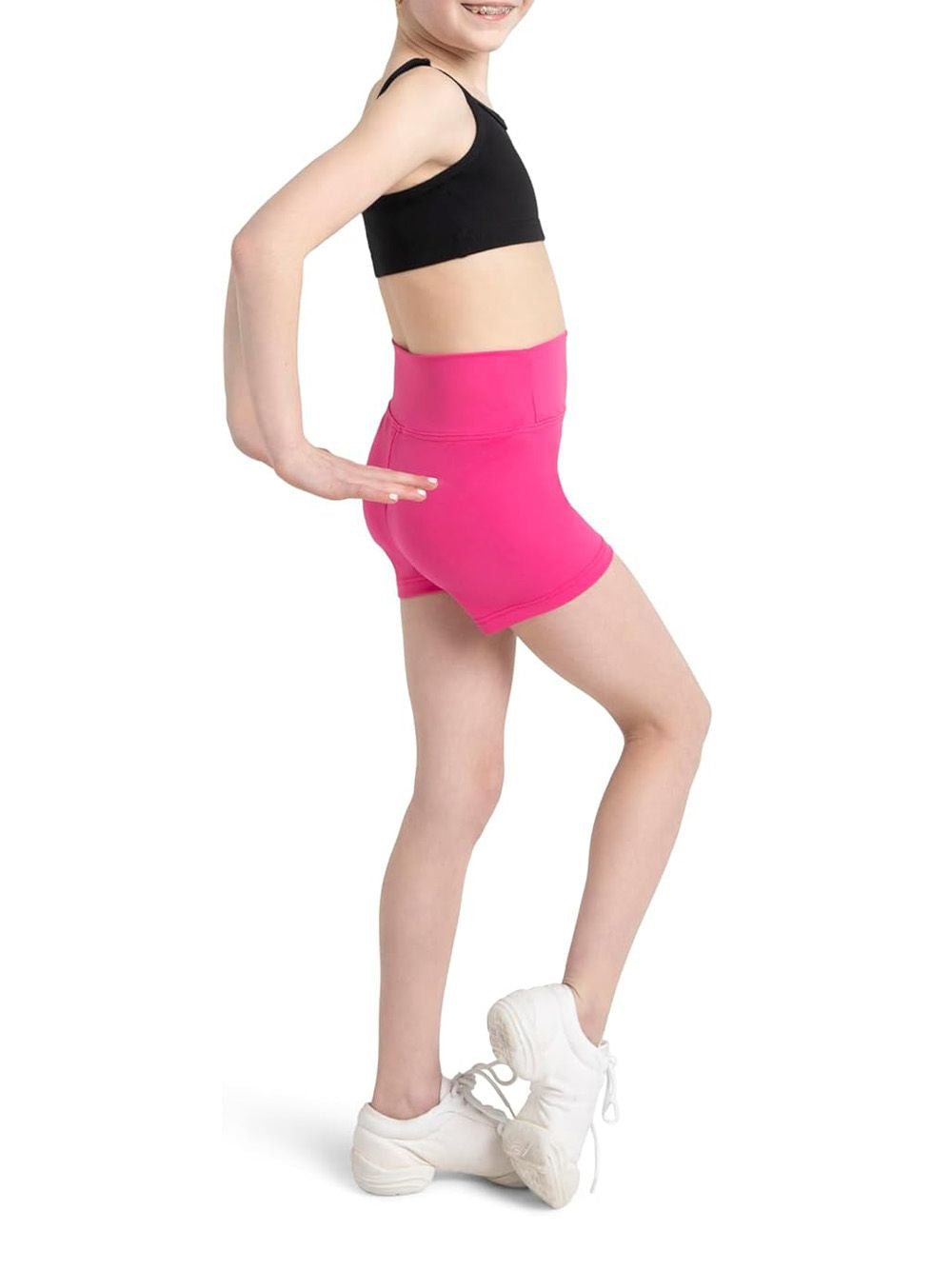 Top Sportivo Capezio piroutte leather Bambina - Nero