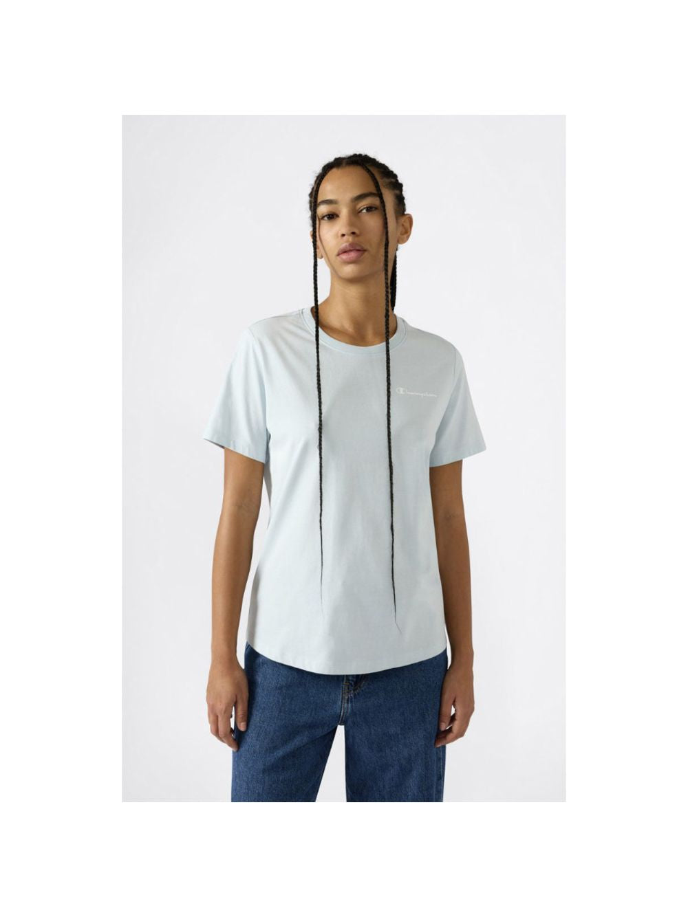T-shirt Champion Donna - Celeste