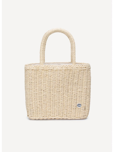 Borsa Colmar a mano in rafia Donna - Beige