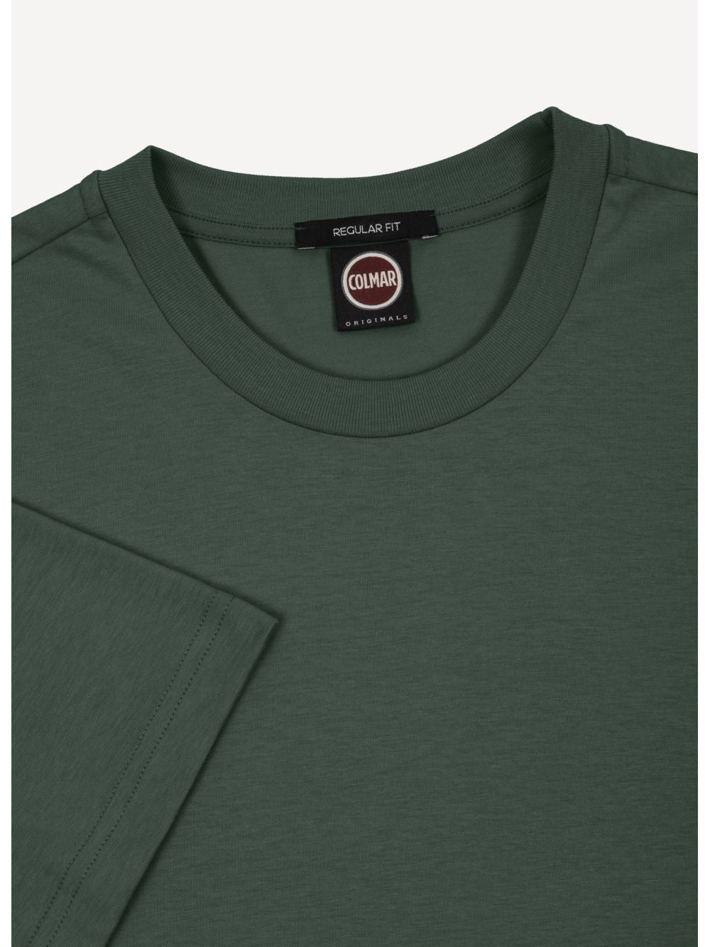 T-shirt Colmar girocollo in cotone Uomo - Verde