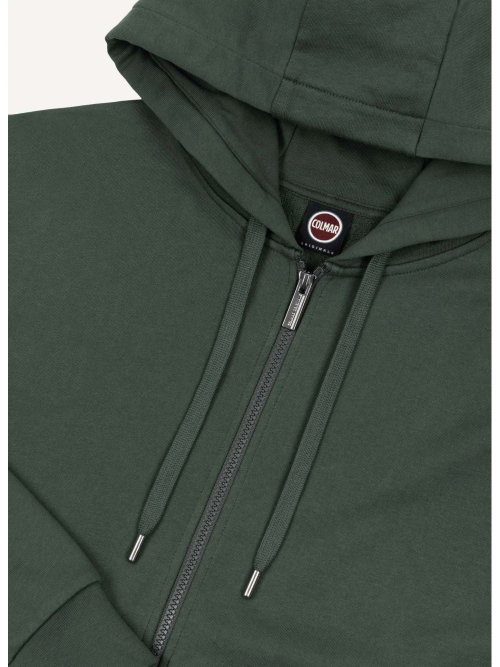 Felpa Colmar con cappuccio e full zip Uomo - Verde