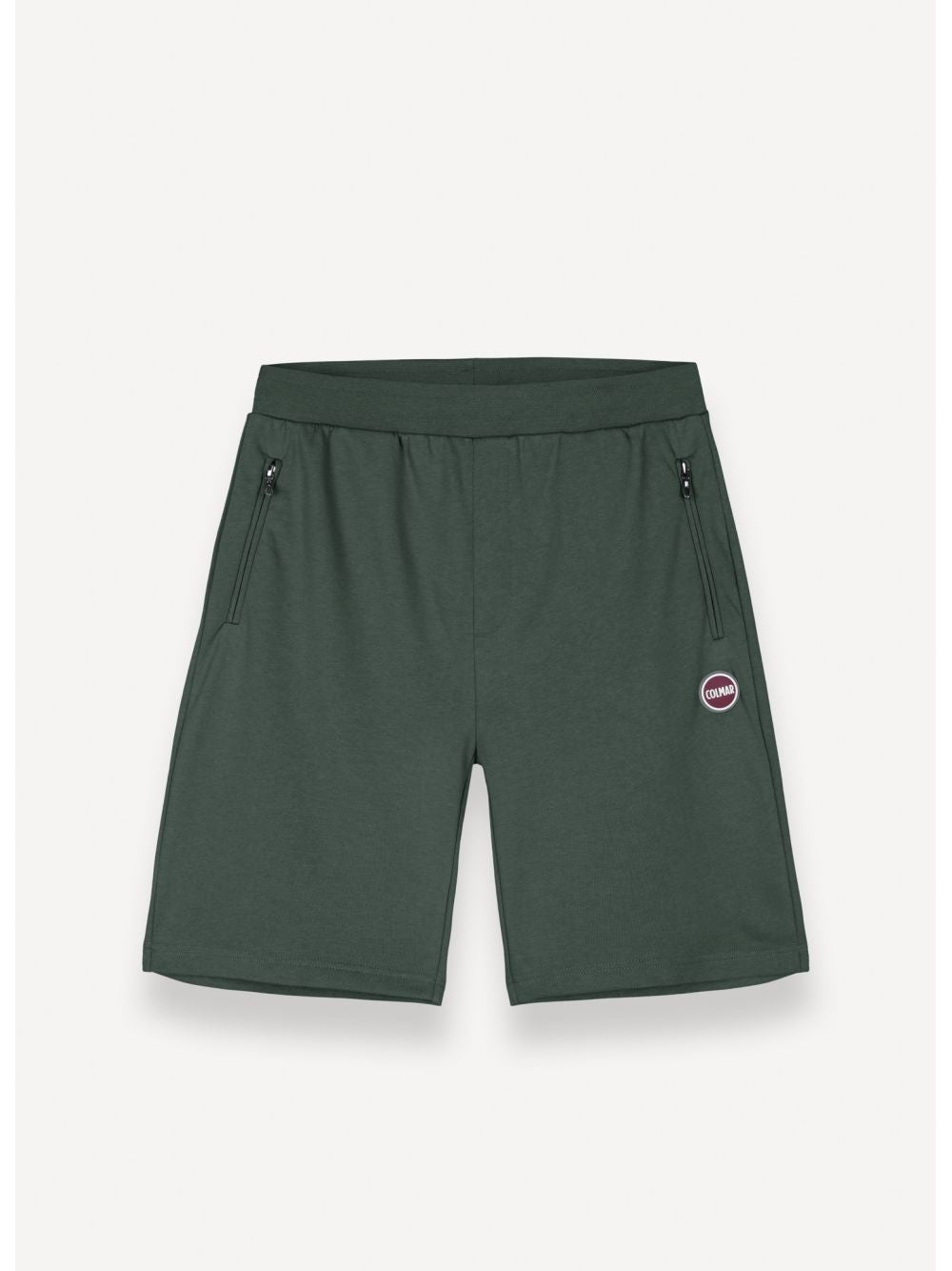 Bermuda Colmar in felpa con zip Uomo - Verde